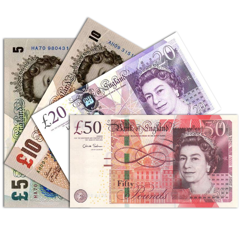 中藏天下外国钱币欧洲钱币英国纸钱币镑已退出流通1英镑o942