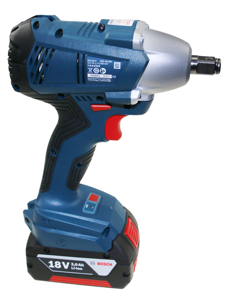 博世(bosch)充电扳手gds 250-li锂电冲击无线电动扳手架子工电动工具