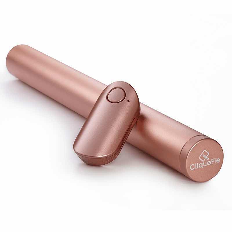 Cliquefie Glitter Selfie Stick Wireless Bluetooth Tripod Loop Apple