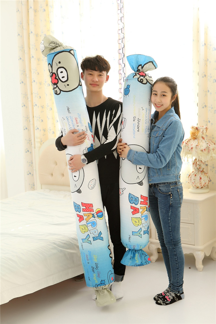 8米 男朋友抱枕 情人节礼物 米黄兔斯基 全长1.5米