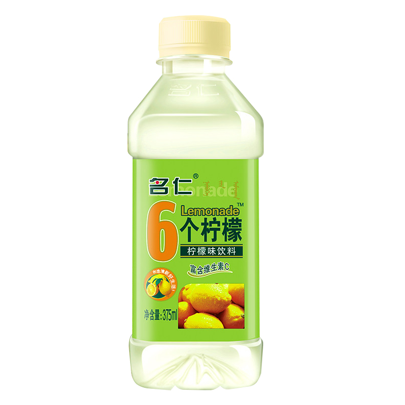 名仁mingren名仁6个柠檬柠檬水饮料375ml24瓶饮料