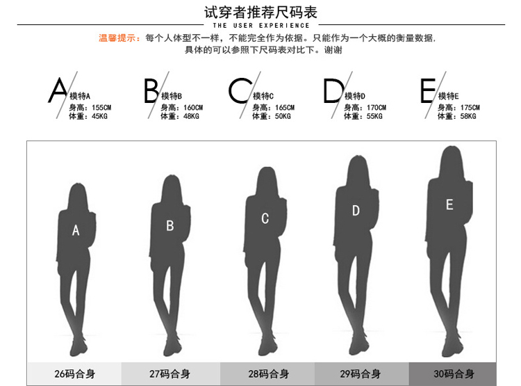 
                                        库蕾哈2017春秋季新款韩版铅笔裤 韩国女装深色长裤时尚修身小脚裤牛仔裤 女式751 黑色 30码                
