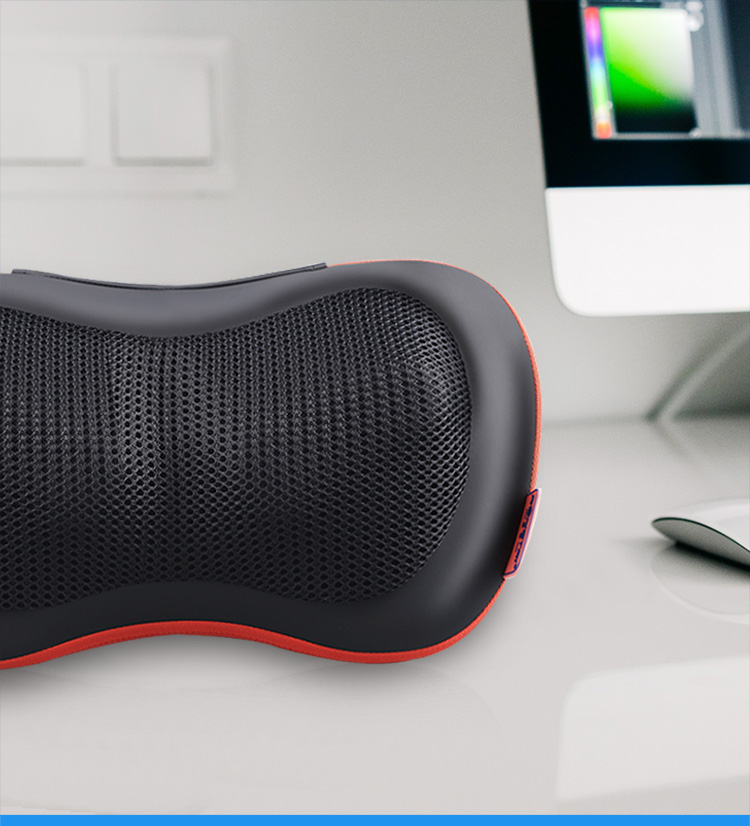 荣泰rongtai按摩枕家用颈椎按摩器rt2230t 黑色