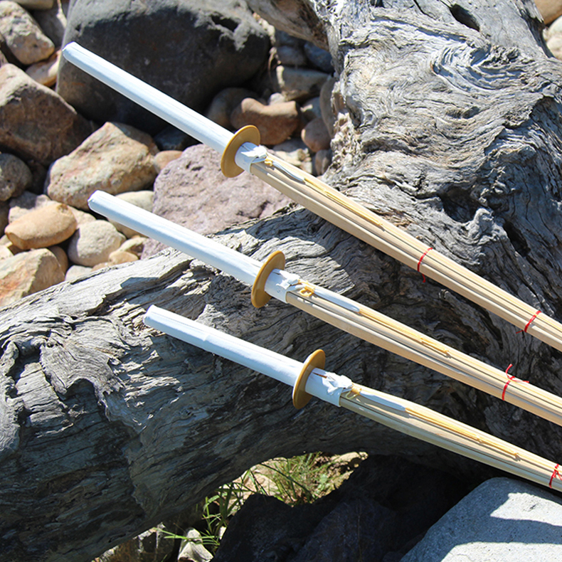 训练练习比赛专用剑居合道合气道竹剑 日本竹剑摄影道具木刀少女cos