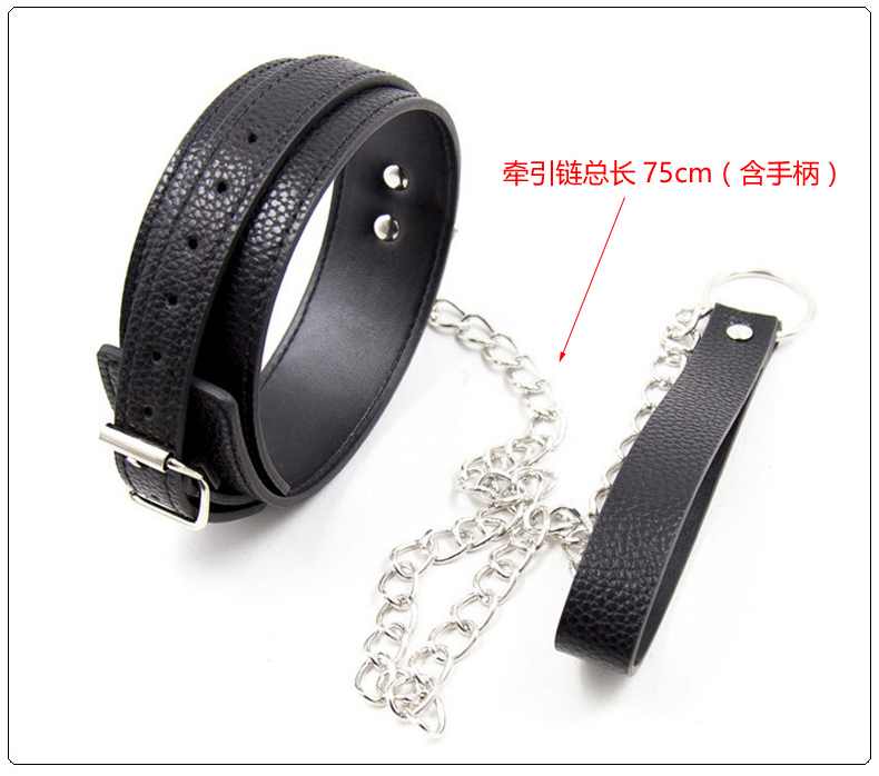 精趣皮革项圈乳夹情侣sm另类激情玩具套装工具手铐脚铐夫妻情趣用品c