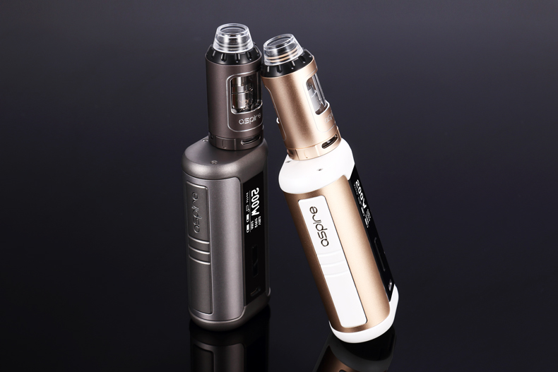 aspire电子烟极速套装200w大功率盒子大烟雾蒸汽烟戒烟产品 枪色_ 8折