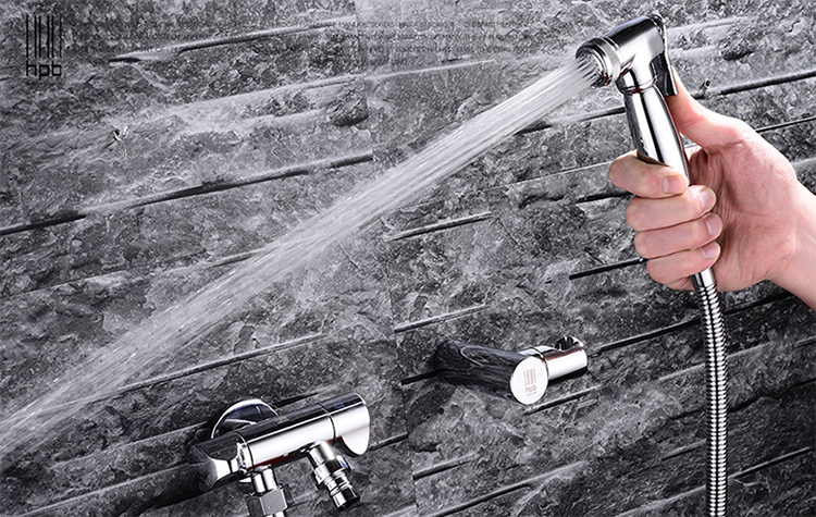 汉派 全铜卫浴配件 妇洗器单冷水龙头 马桶喷枪喷头洁身器 hp7005