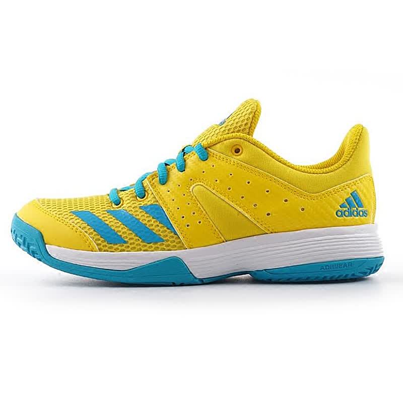 adidas 阿迪达斯秋季新款羽毛球鞋wucht p8室内多功能运动鞋 by1820黄