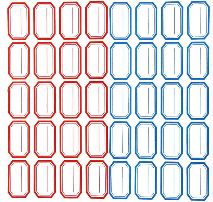包材商城不干胶小标签纸自粘性小标贴空白办公手写小便签贴纸标签贴纸