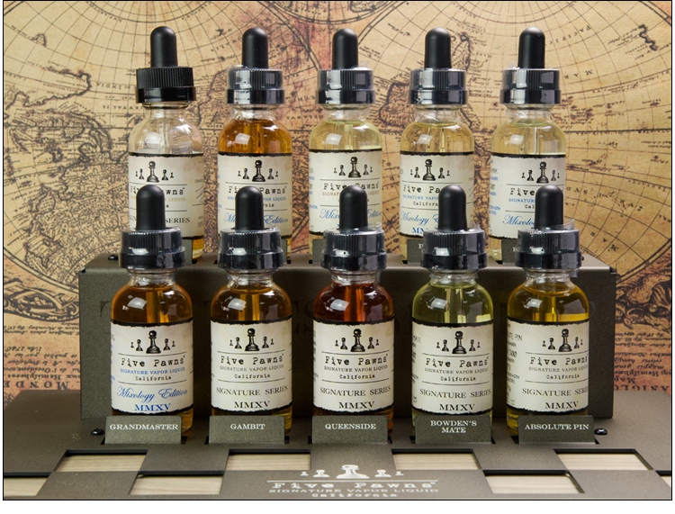 five pawns 五子棋烟油 高端电子烟烟油 烟液 30ml 全系列口味 王牌