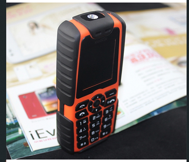 
                                        EBEST A5000 三防 老人手机 移动联通2G手机 双卡双待 军绿色                
