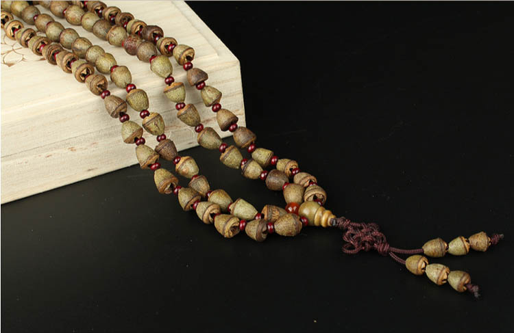 海清正堂金钟菩提子108颗佛珠手链小金钟菩提念珠首饰手串项链手饰车