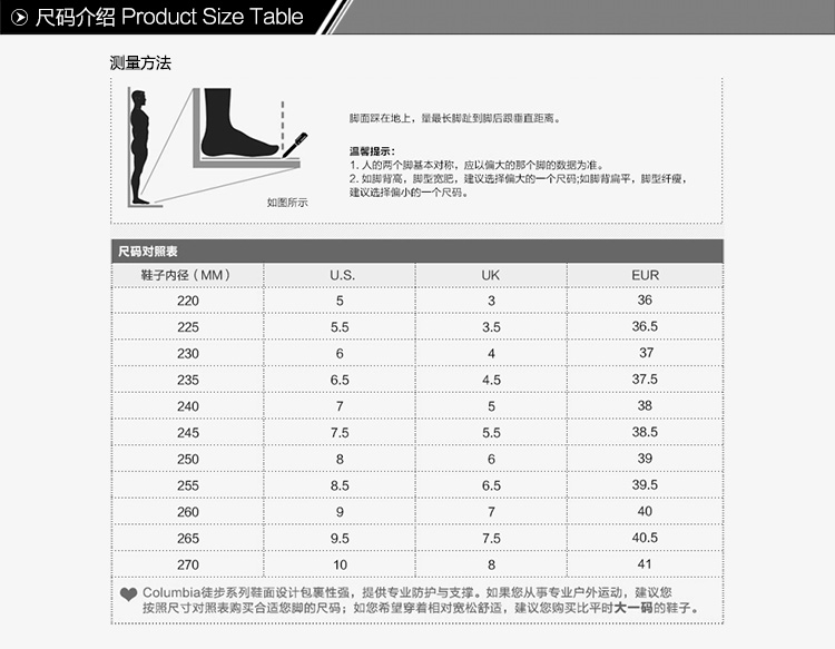 申格户外 columbia 哥伦比亚 男款 徒步鞋 bm3788 bm3788003 12