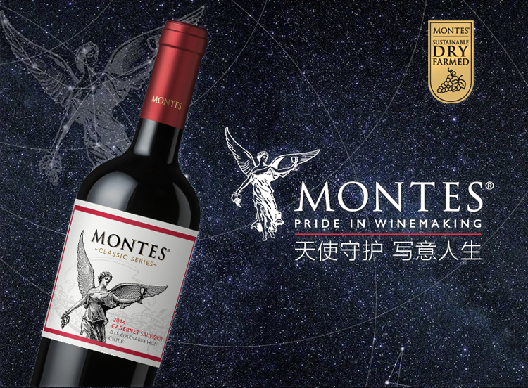 正品行货 品牌代理 智利蒙特斯经典赤霞珠干红