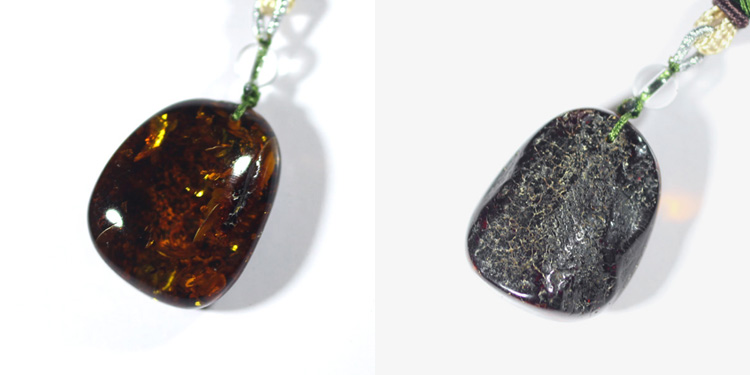 异地彩虹琥珀吊坠太阳花金珀蜜蜡项链坠原石按摩把玩件49款66克
