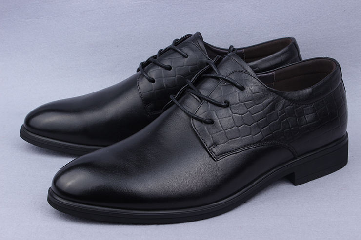 帝国烟斗(diguoyandou)头层牛皮商务正装皮鞋 665809 黑色 40码