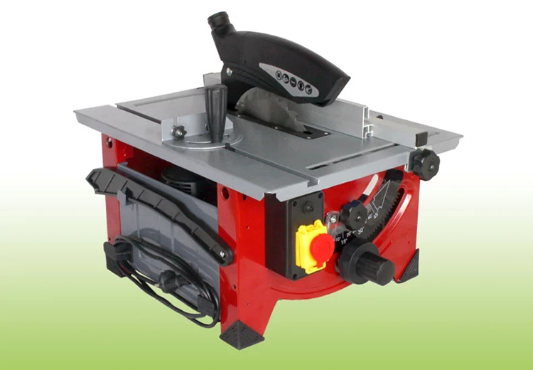 安捷顺木工工具可调高度角度可锯铝切割机8寸木工台锯 8寸台锯 100齿