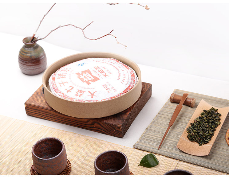 
                                        无悔 紫砂普洱茶饼陶瓷大号茶叶罐醒花存藏茶器饼装一饼 喜鹊                