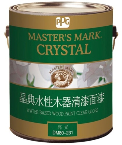 ppg大师漆-晶典水性木器清漆面漆(亮光)dm80-231/2.5kg