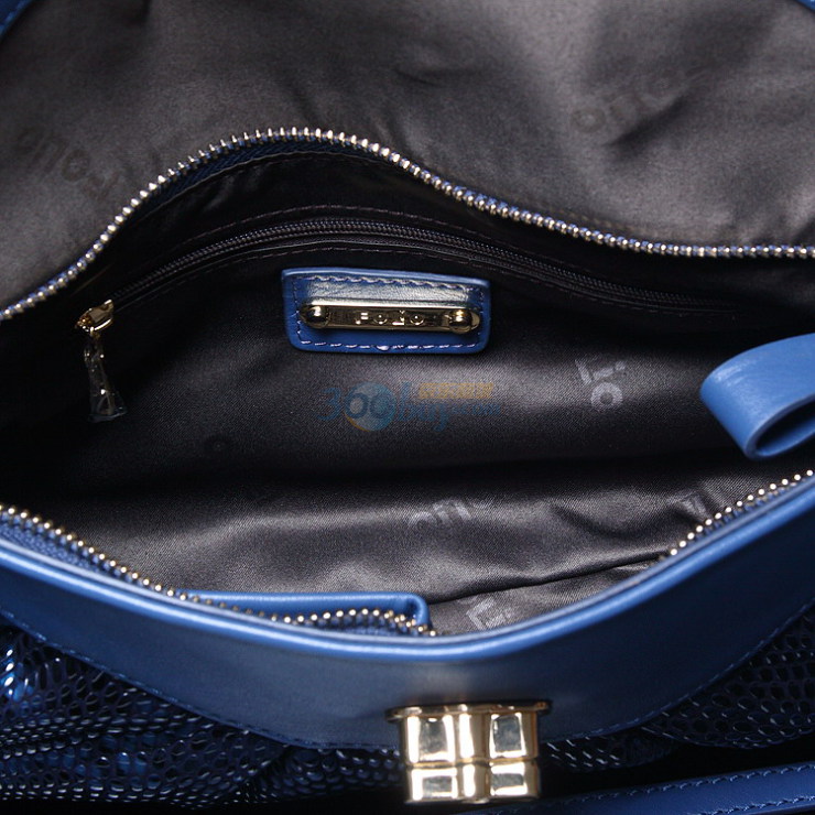 弗里欧 folio 蛇纹时尚单肩晚宴包女式包 褐色