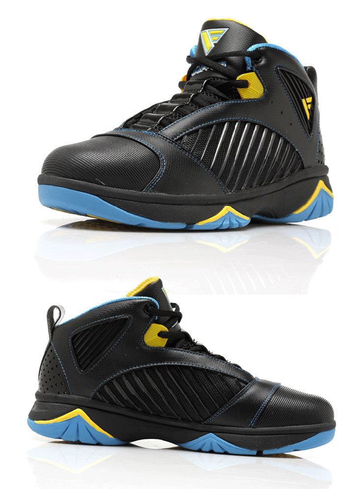 adivon阿迪王 男子篮球鞋 al1057 白黑金 43