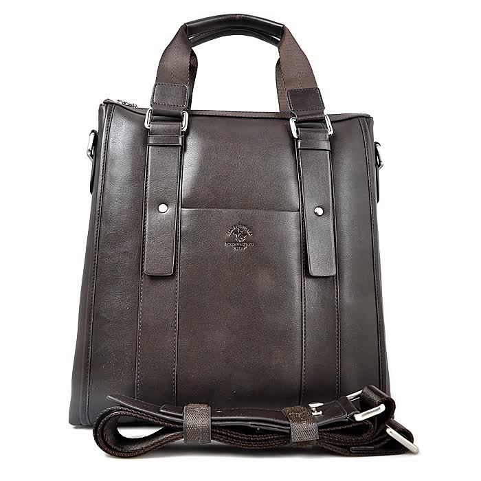 圣大保罗 santa barbara 男士新款商务公文包啡色wa1803-008-箱包-男