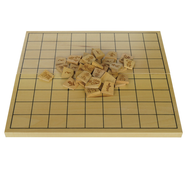 御圣 日本将棋木 折叠棋盘 木棋子
