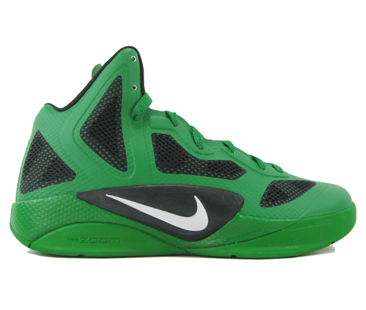 耐克/nike 男子篮球鞋 zoom hypefuse 2011 454136-300 绿色 44.5码