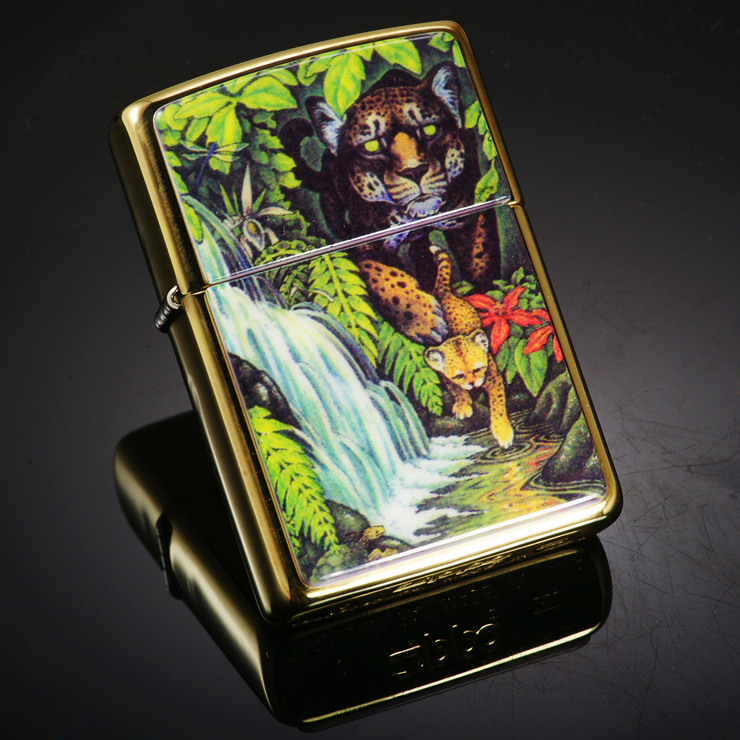 zippo打火机sc0614 c95丛林豹