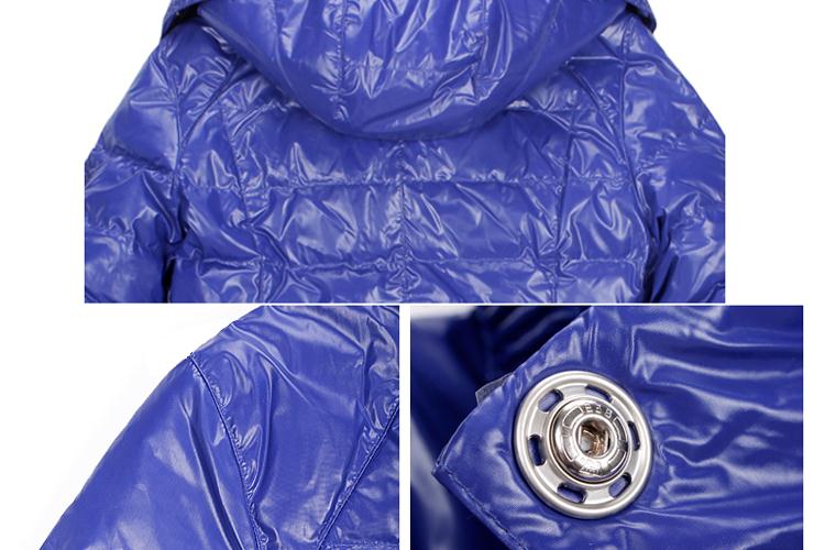 2011雪伦经典明星短款 漆皮羽绒服 女 60301 蓝色 m