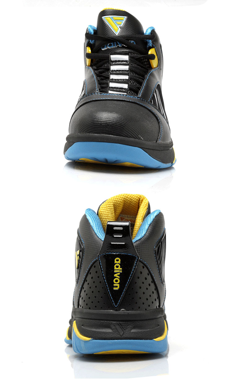 adivon阿迪王 男子篮球鞋 al1057 白黑金 43