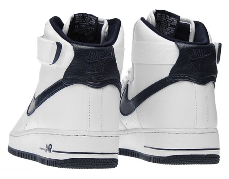 耐克/nike 男士高帮板鞋 af1 high premium 386161-100 白色 41码