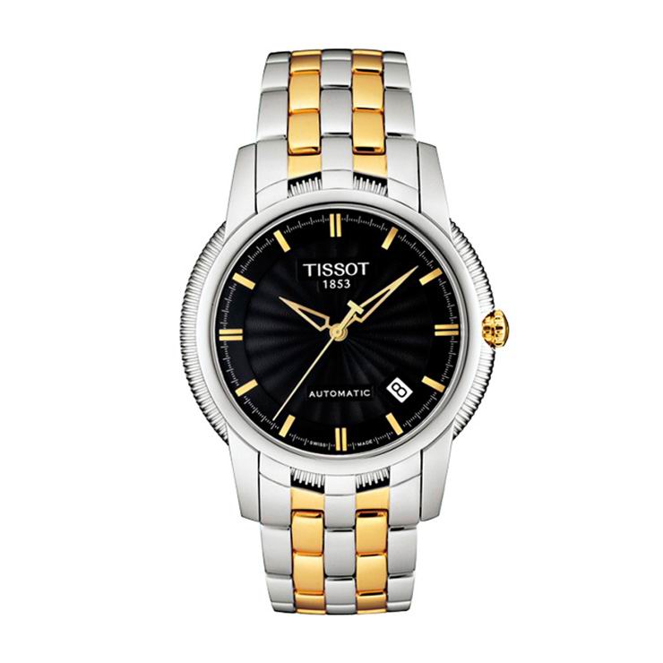 tissot 天梭t-classic经典宝环系列机械男表 时尚简约商务休闲日历