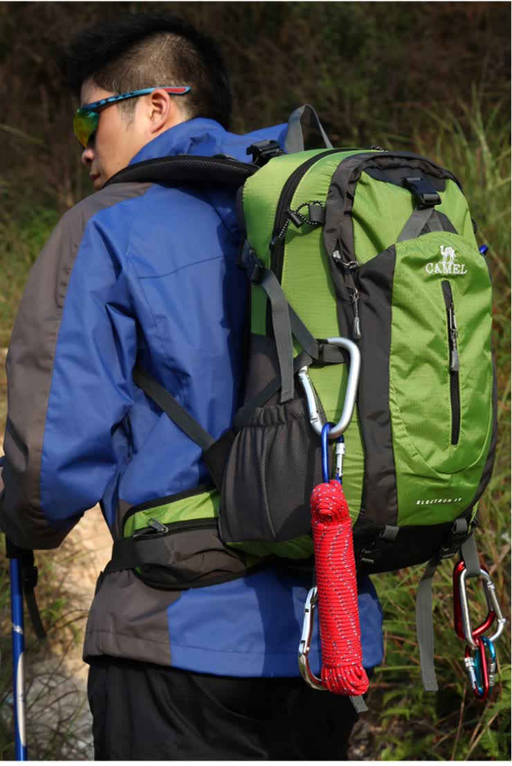骆驼(CAMEL)户外登山包男女徒步旅行运动双肩背包 红色 40L 40L【图片 价格 品牌 报价】-京东