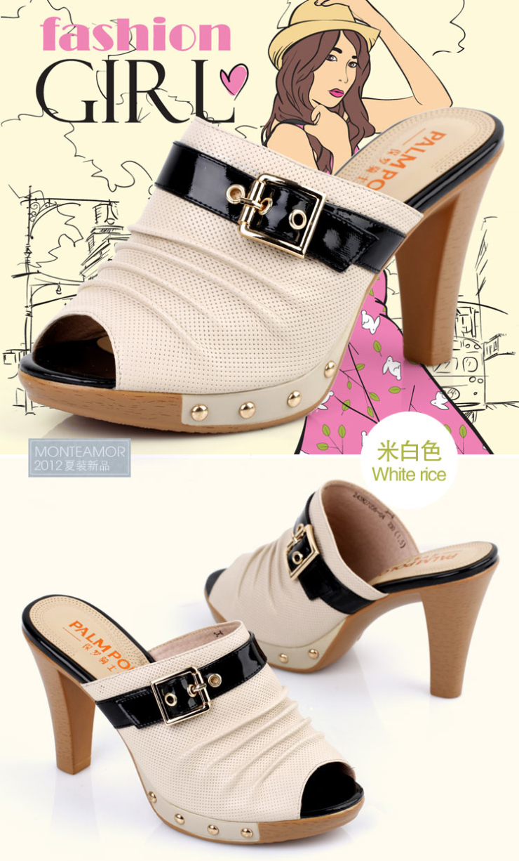 女鞋 凉鞋 保罗骑士(palmpolo) 鱼嘴鞋 时.