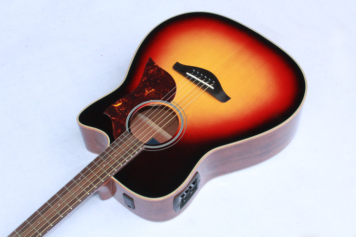 yamaha雅马哈a1m顶级41寸单板电箱吉他 配琴盒