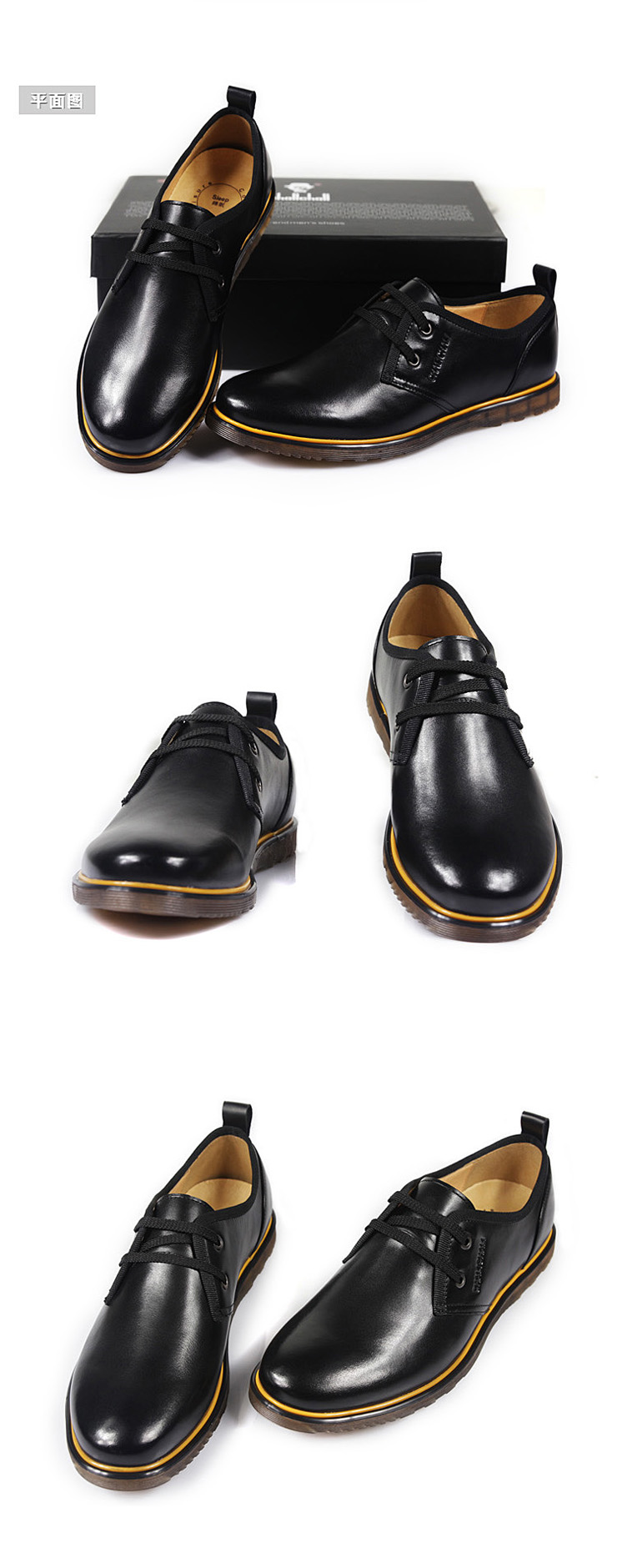 查理 春夏新款 商务休闲鞋 日常休闲鞋 真皮男鞋 时尚小牛皮鞋cl01003