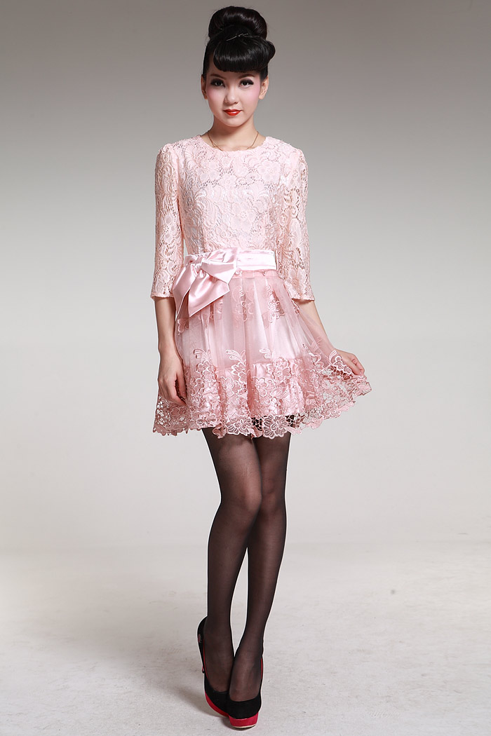 onebuye 欧美奢华大牌淑女腰带纯色镂空罩面玫瑰花圆摆