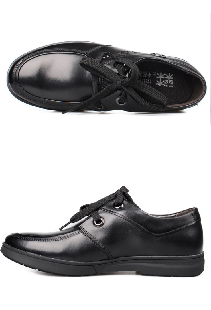 正品木林森2012秋冬款头层牛皮男士皮鞋商务休闲男鞋13e25420 420棕色