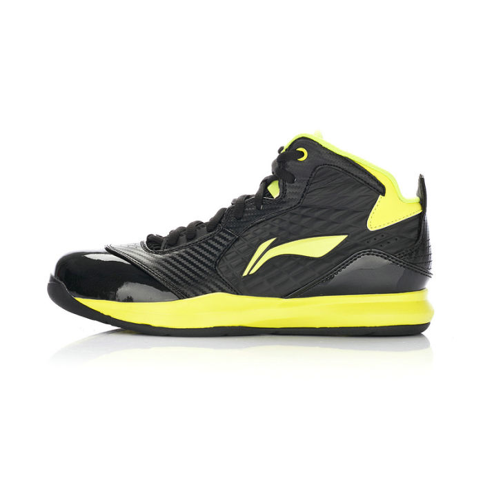 2013新品李宁男子篮球训练鞋abph017 黑/荧光绿 10