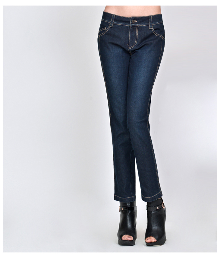 feizi菲姿2013春季新款 时尚女式修身牛仔裤长裤女裤fm213 牛仔 xs