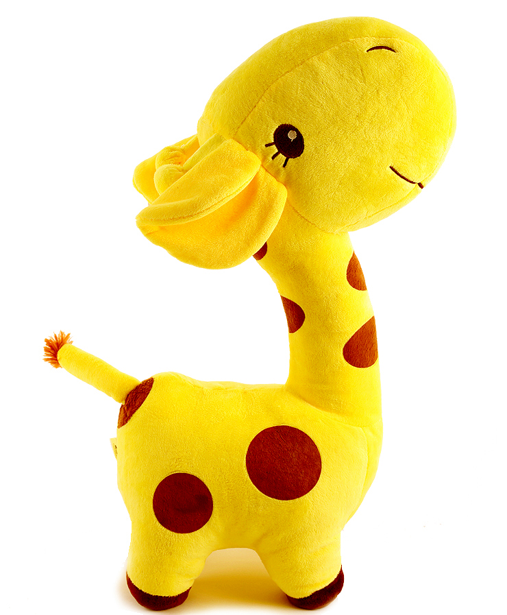 智多星 可爱长颈鹿 玩偶公仔毛绒玩具节日礼物 黄色 黄色 50cm