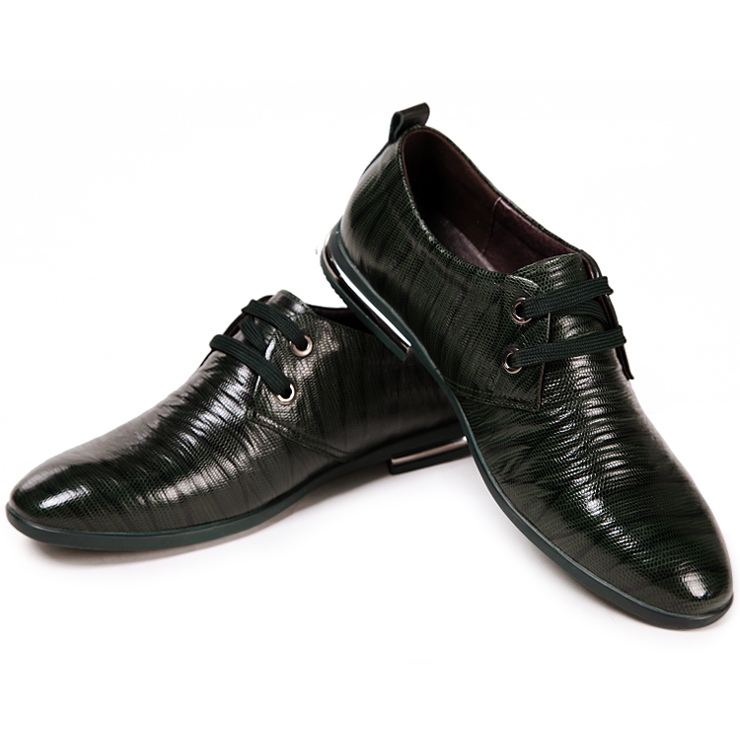 bontoni真皮潮流行男鞋韩版英伦尖头系带男士商务正装皮鞋子 黑色 41