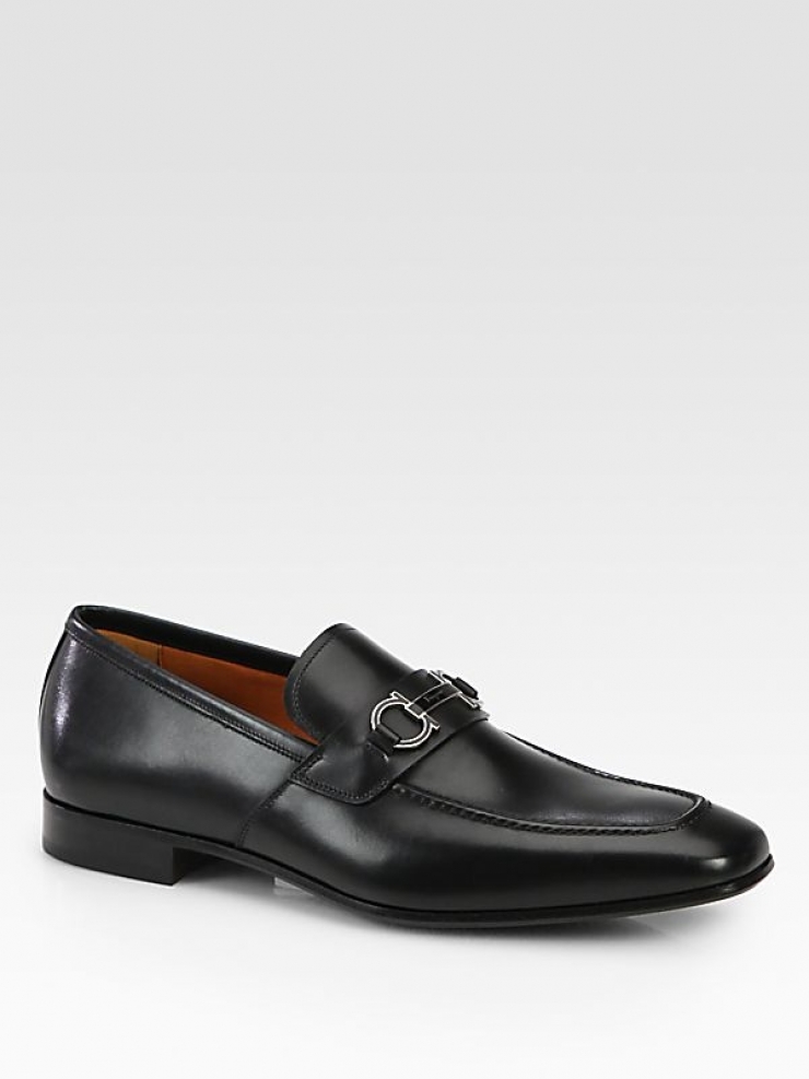 菲拉格慕 salvatore ferragamo 男式休闲皮鞋 black q00009315 8.