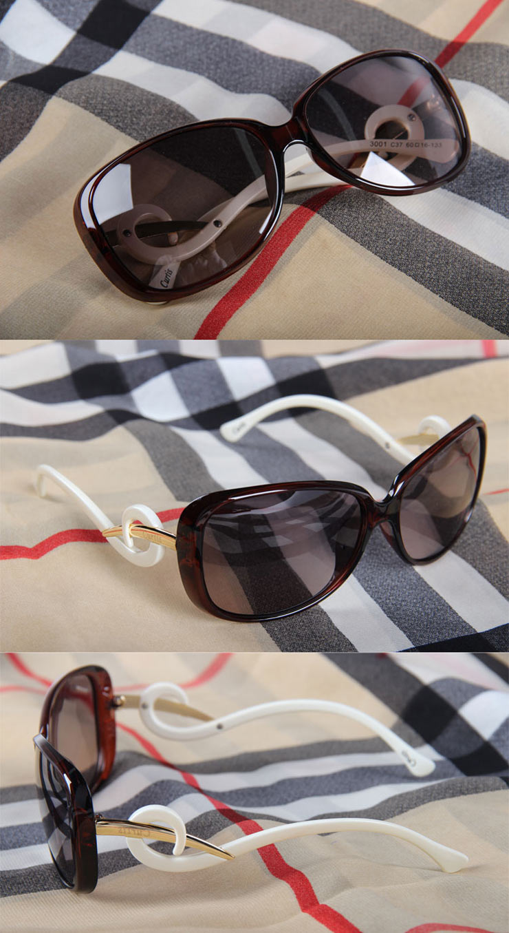 柯蒂斯(curtis)时尚简约大框女士太阳镜 3001 潮流女士墨镜 3001-c04