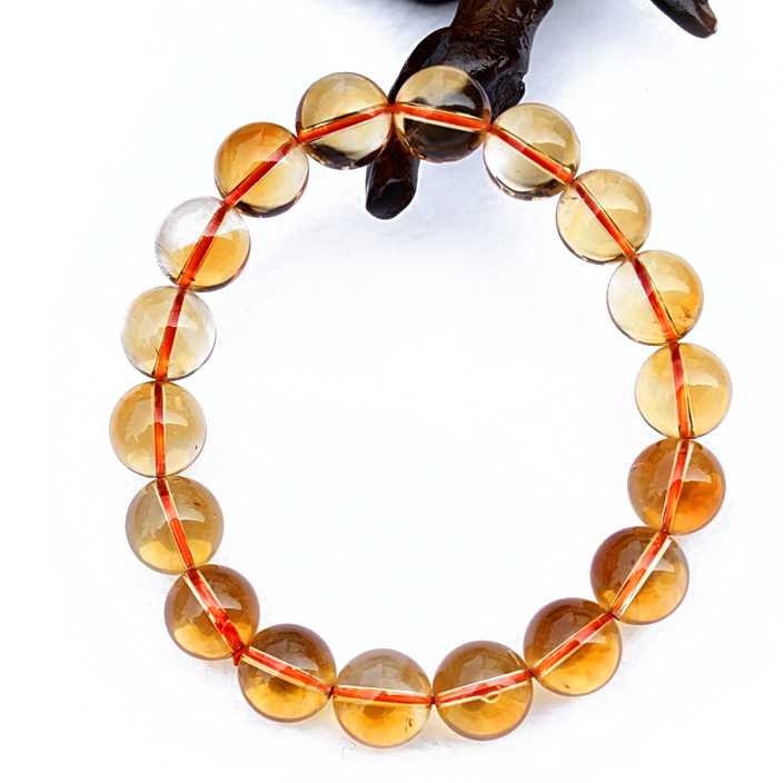 5a级巴西黄水晶,色蜜桔黄,晶体极少细小冰棉