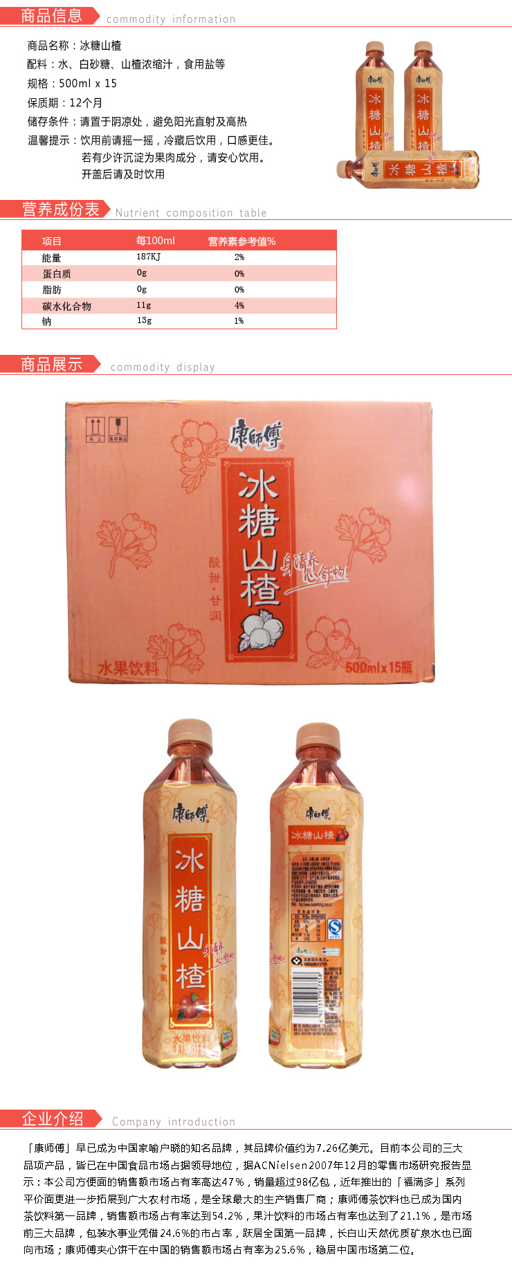 主体 类别 果汁饮料                      暂无