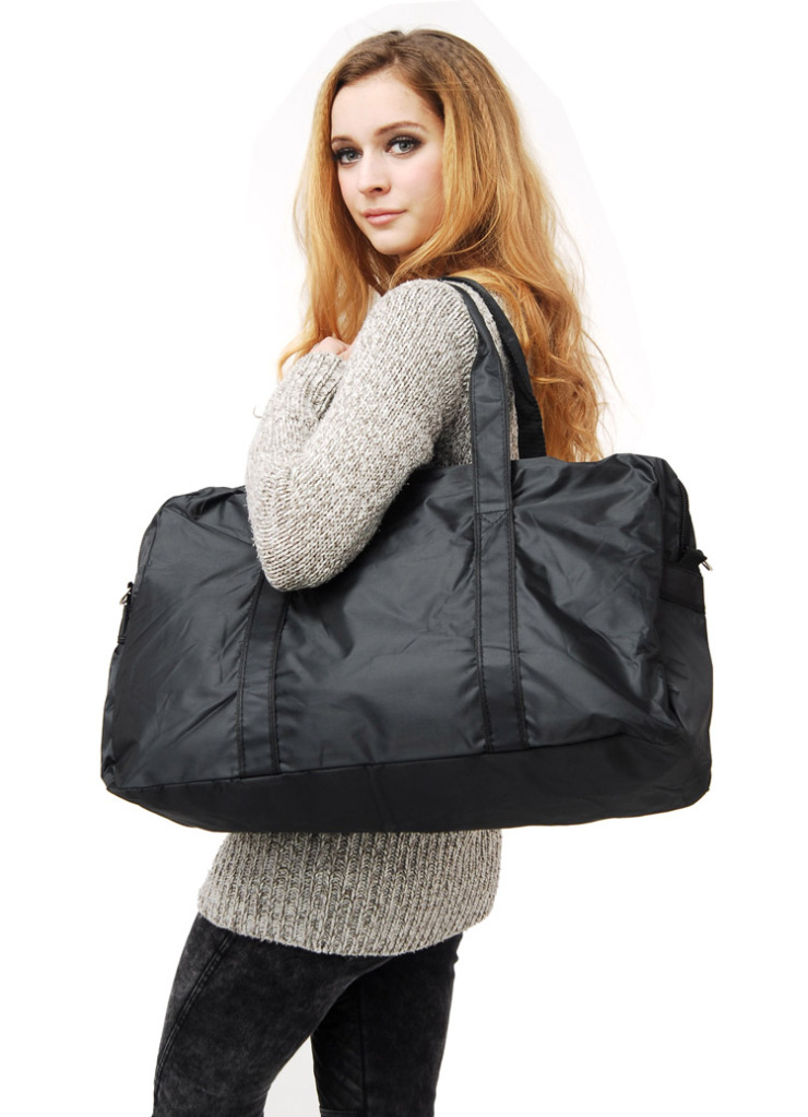 xinranzj轻便超大容量涤纶防水包单肩斜挎大旅行包装衣服大包行李包