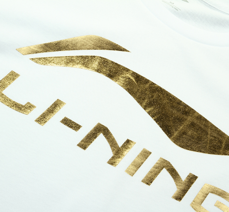 lining李宁男款短袖t恤ahsh095 白色 m
