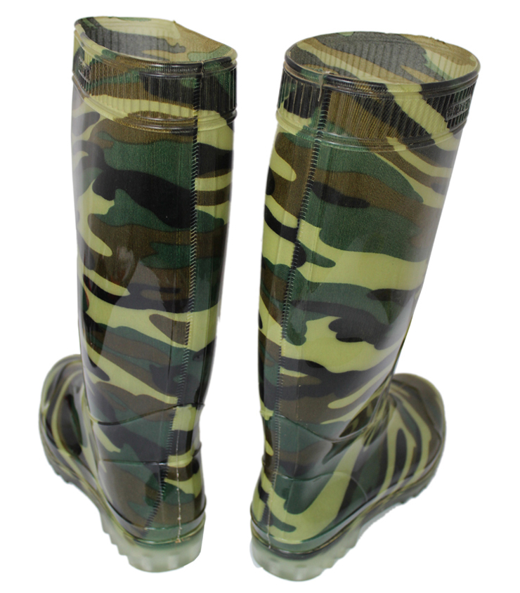 回力 雨鞋 男士套鞋迷彩牛筋防水胶鞋 迷彩插秧鞋 807 迷彩 39